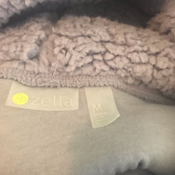 NWT Zella Cassie Faux Shearling Hoodie Size Large - Picture 14 of 14